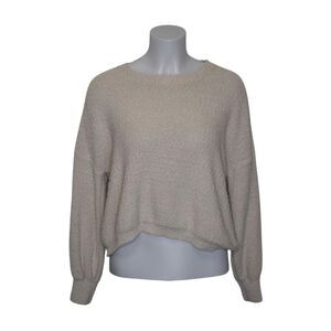 Altar'd State Lightweight Sweater Cream Spring Womens XS/Small